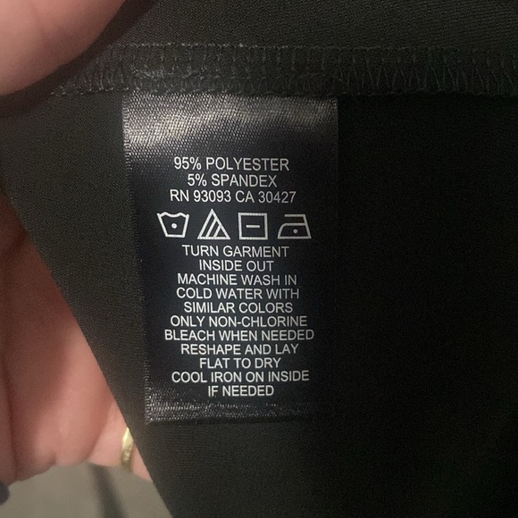 NIC + ZOE Black Onyx Wrap Dress Sz L NWT - Picture 7 of 7